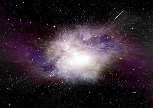 Nebulosa de estrellas, polvo y gas en una galaxia lejana —  Fotos de Stock