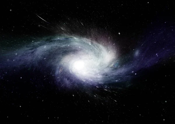 Sterne, Staub und Gasnebel in einer fernen Galaxie — Stockfoto