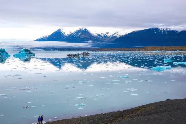 Laguna glacial de Jokulsarlon Imagen De Stock