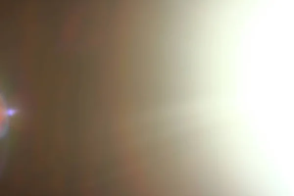 太陽フレアのボケとレンズと光線 — ストック写真