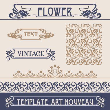 vektör art nouveau - senin Bahçe güzelleştirmek için yararlı öğeleri bir sürü ayarla