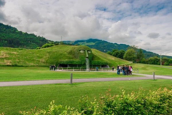 Innsbruck Áustria Junho 2016 Swarovski Kristallweltem Wattens Ubicado Los Alrededores — Fotografia de Stock