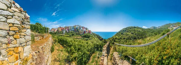 Corniglia in Cinque Terre, Liguria, Italia . —  Fotos de Stock