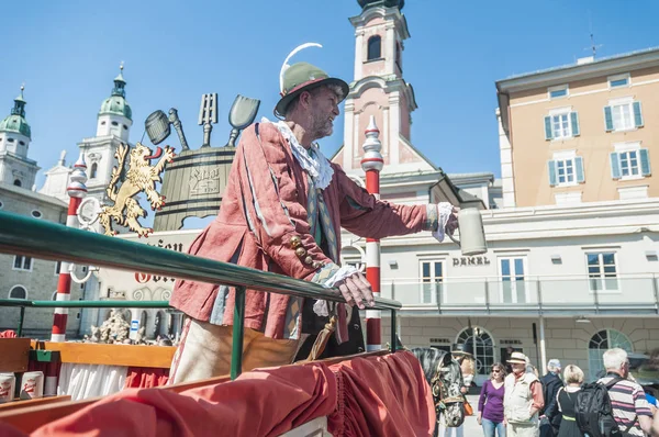 Salzburger dult festzug in salzburg, Oostenrijk — Stockfoto