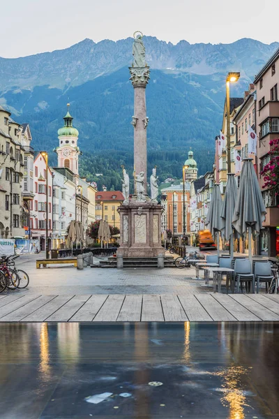 Columna de Santa Ana en Innsbruck, Austria . —  Fotos de Stock