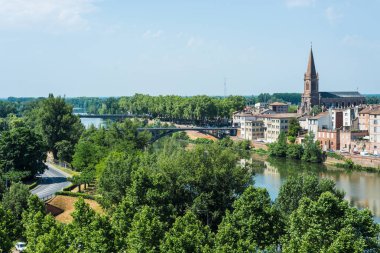 Montauban, Fransa ile geçen le Tarn Nehri