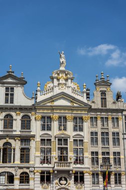 Belçika Brüksel Grand Place üzerinde GuildHalls.