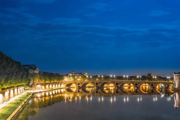 Pont Neuf Тулуза, Франція. — стокове фото