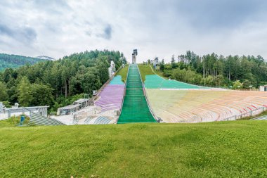 Bergiselschanze Kayak atlama tepe kule, İngiliz Irak tarafından tasarlanan mimar Zaha Hadid, Bergisel, Avusturya '.