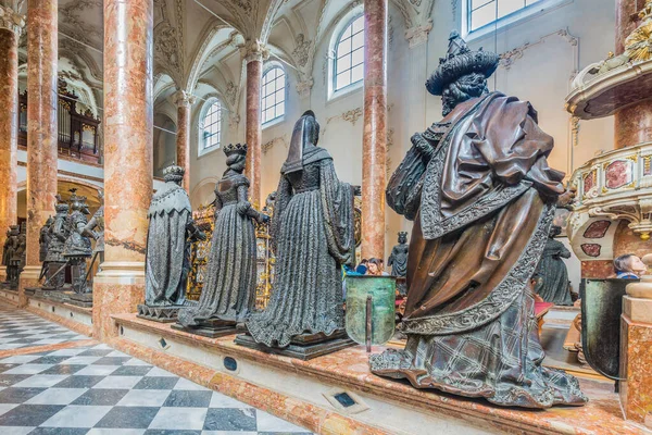 Innsbruck Áustria Junho 2016 Hofkirche Igreja Corte Uma Igreja Gótica — Fotografia de Stock