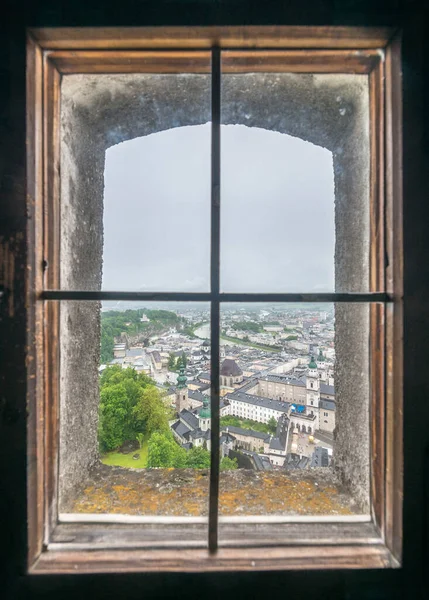 Salzburg Austria Mayo 2016 Castillo Hohensalzburg Festung Hohensalzburg Salzburgo Austria — Foto de Stock