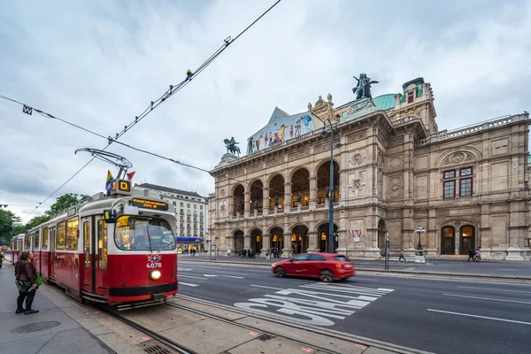 Wiedeń Maj 2015 Wiedeńska Opera Narodowa Wiener Staatsoper Austriacka Opera — Zdjęcie stockowe