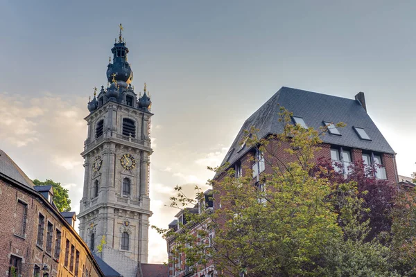 Belfry Mons Dos Belfries Bélgica França Grupo Edifícios Históricos Designados — Fotografia de Stock