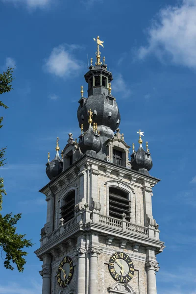 Der Glockenturm Von Montois Auch Catiau Genannt Wurde Jahrhundert Mons — Stockfoto