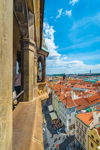 Prague Maj 2015 Prags Astronomiska Klocka Eller Prag Orloj Medeltida — Stockfoto