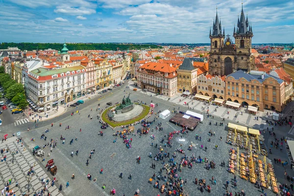 Prague Mayıs 2015 Çek Cumhuriyeti Prag Daki Eski Şehir Meydanı — Stok fotoğraf
