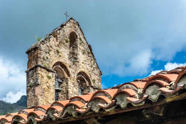 Kościół Jerzego Ledantes Comarce Liebana Koło Santander Prowincja Kantabria Hiszpania — Zdjęcie stockowe