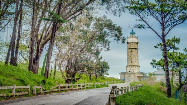 Cabo Mayor Lightouse Santander Cantabria Espanha — Fotografia de Stock