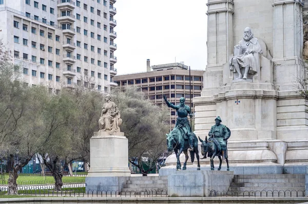 Espagne Square Destination Touristique Populaire Extrémité Ouest Avenue Gran Dispose — Photo