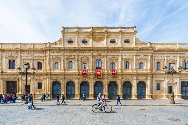 Seville Marzo 2017 Municipio Occupa Edificio Storico Che Uno Degli — Foto Stock