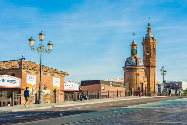 Seville Março 2017 Capilla Del Carmen Uma Pequena Capela Localizada — Fotografia de Stock