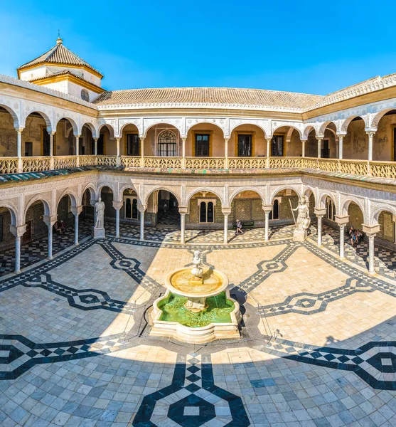 Seville Julho 2017 Casa Pilatos Palácio Que Combina Estilos Renascentista — Fotografia de Stock