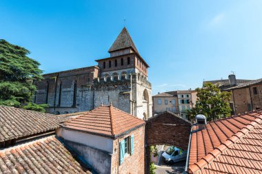 Saint Pierre Abbey in Moissac, Castelsarrasin, Tarn-et-Garonne, Midi-Pyrenees, France