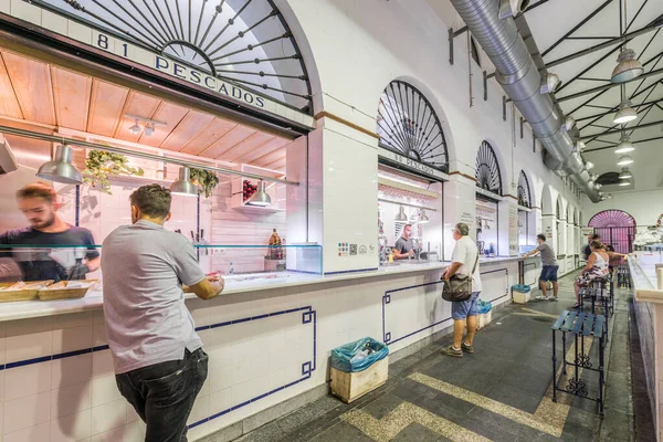 Seville July 2017 Tapas Lonja Feria Seville Andalusia Spain — Stock Photo, Image