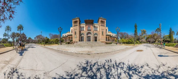 Seville March 2017 Museum Arts Popular Customs City Seville Spain — Stock Photo, Image