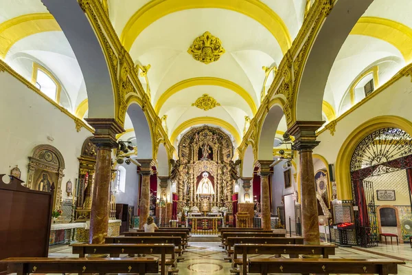 Seville Lipiec 2017 Parafia Matki Boskiej Jest Kanoniczną Siedzibą Bractwa — Zdjęcie stockowe