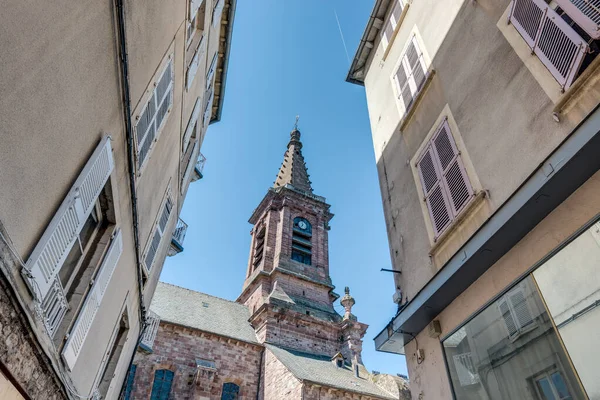 Iglesia Saint Amans Rodez Departamento Aveyron Midi Pyrenees Francia —  Fotos de Stock