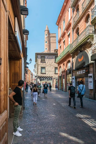 Toulouse France June 2015 Merchants Towers Dating Back Era Toulouse — Stock Photo, Image