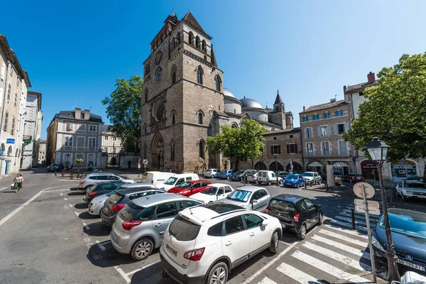 Cahors Francia Junio 2015 Saint Etienne Una Catedral Católica Romana —  Fotos de Stock