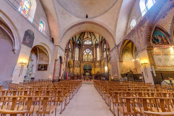 Cahors Fransa Haziran 2015 Saint Etienne Roma Katolik Katedrali Geç — Stok fotoğraf