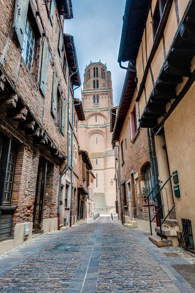 Cathedral Basilica Saint Cecilia Located Albi Tarn Region Midi Pyrenees — Stock Photo, Image