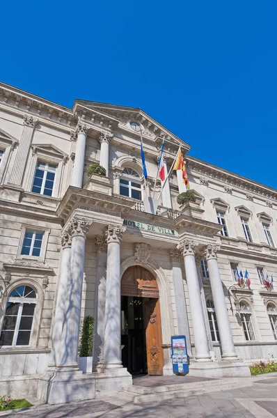 Entrada Edificio Cityhall Ubicada Avignon Francia — Foto de Stock