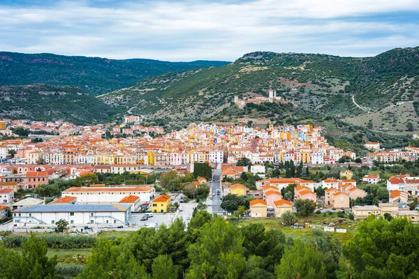 Bosa Ville Colorée Province Oristano Sardaigne Italie — Photo