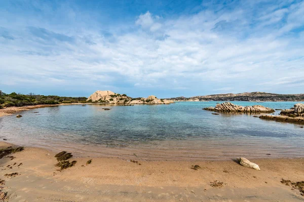 Spiaggia Dell Alberello Playa Isola Giardinelli Isla Cerdeña Italia — Foto de Stock