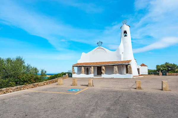 Biserica Chiesa Stella Maris Din Insula Sardinia Italia — Fotografie, imagine de stoc