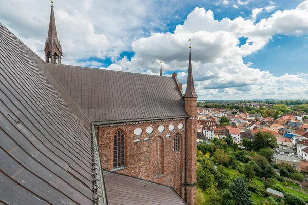 Церковь Святого Георгия Georgenkirche Висмаре Нордвестмекленбургский Район Мекленбург Передняя Померания — стоковое фото