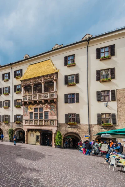 Innsbruck Österreich Juni 2016 Das Goldene Dach Verziert Mit 738 — Stockfoto