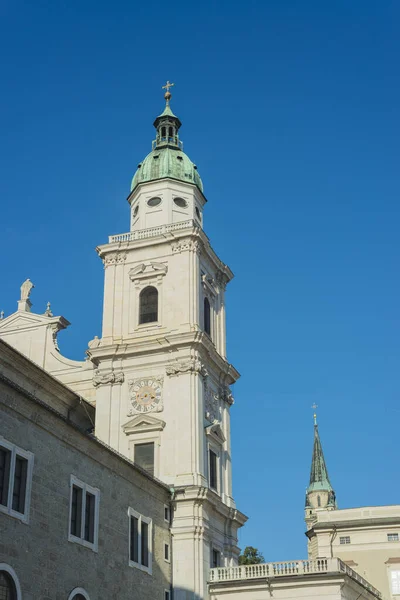 Dom Van Salzburg Salzburger Dom Een 17E Eeuwse Barok Kathedraal — Stockfoto