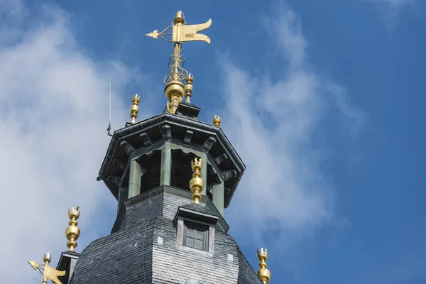 Der Glockenturm Von Montois Auch Catiau Genannt Wurde Jahrhundert Mons — Stockfoto