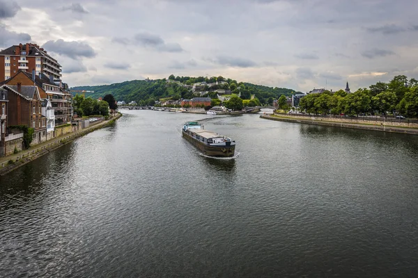 Meuse Traverse Ville Namur Wallonie Dans Sud Belgique — Photo