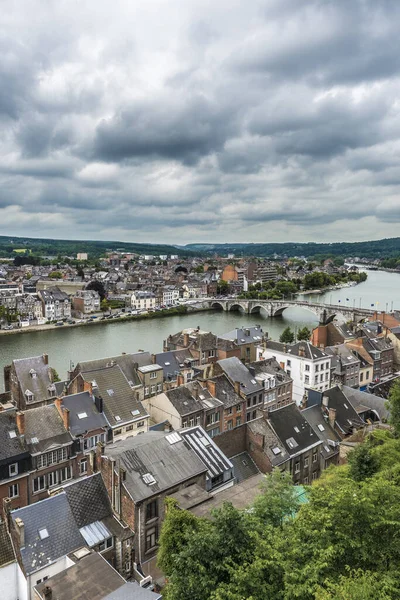 River Meuse Passes City Namur Wallonia Region Southern Belgium — Stock Photo, Image