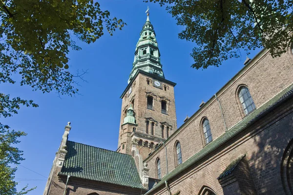 Iglesia Nikolaj Ubicada Copenhague Dinamarca — Foto de Stock