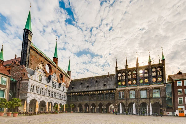 Luebeck Septembre 2017 Mairie Ville Hanséatique Lubeck Une Des Grandes — Photo