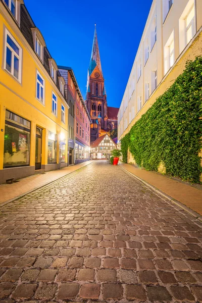 Schwerin Septiembre 2017 Catedral Schwerin Schweriner Dom Tan Antigua Como — Foto de Stock