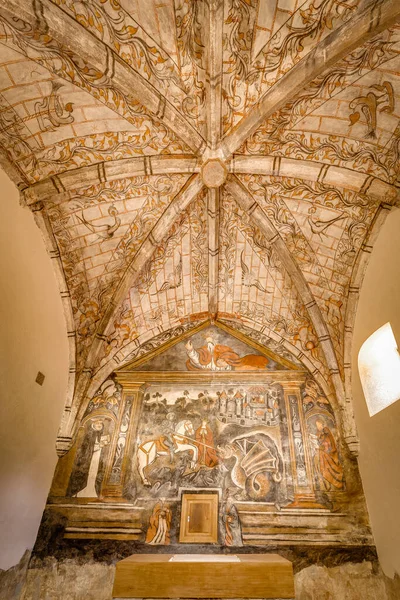 Potes Ledantes Maio 2019 Igreja São Jorge Ledantes Comarca Liebana — Fotografia de Stock