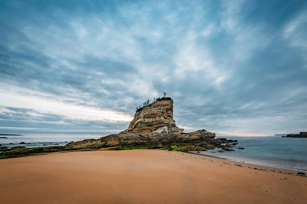 Camello Beach Perto Península Magdalena Cidade Santander Cantábria Espanha — Fotografia de Stock